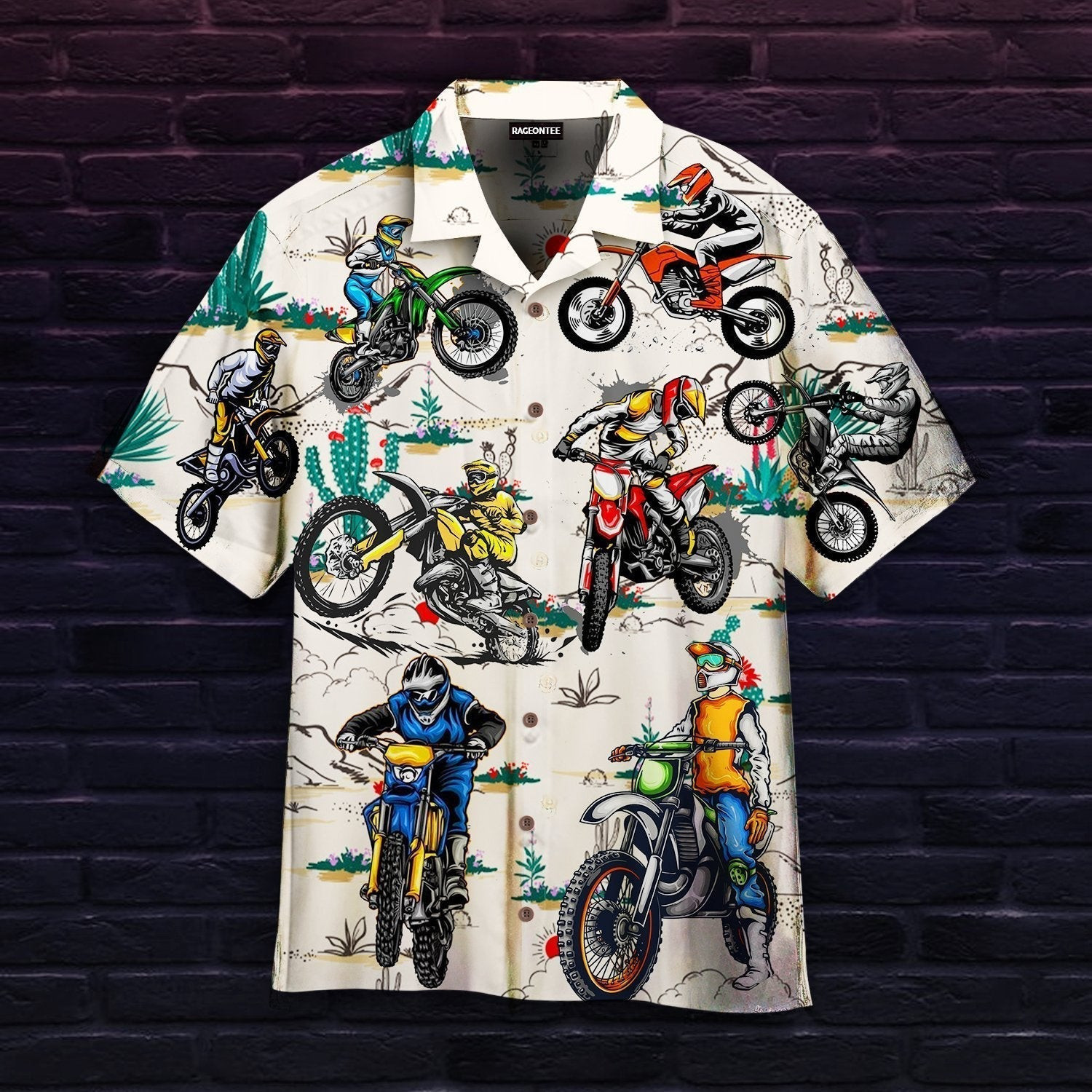 Motocross Rider Hawaiian Shirt