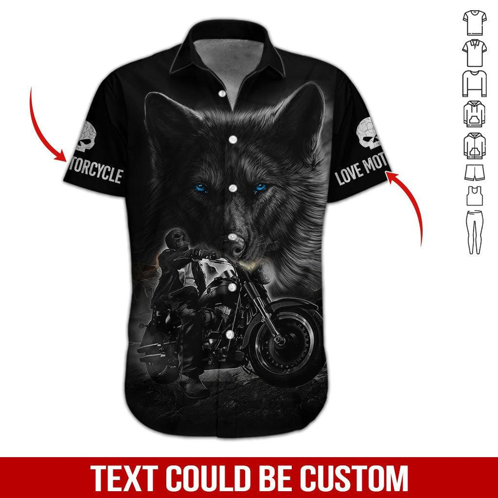 Motorbike Personalized Hawaiian Shirt