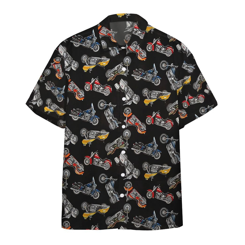 Motorcycle Biker Hawaiian Shirt