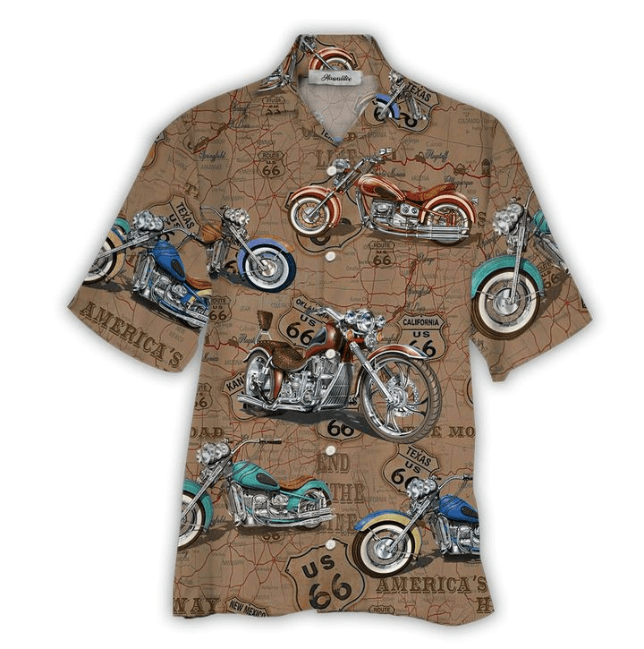 Motorcycle Hawaiian Shirt