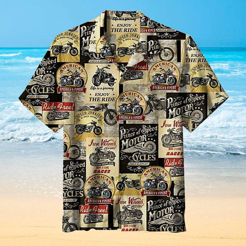 Motorcycle Hawaiian Shirt