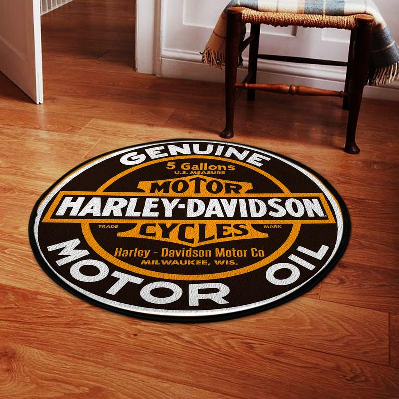 Motorcycle Living Room Round Rug Carpet Bedroom Livingroom Home Decor
