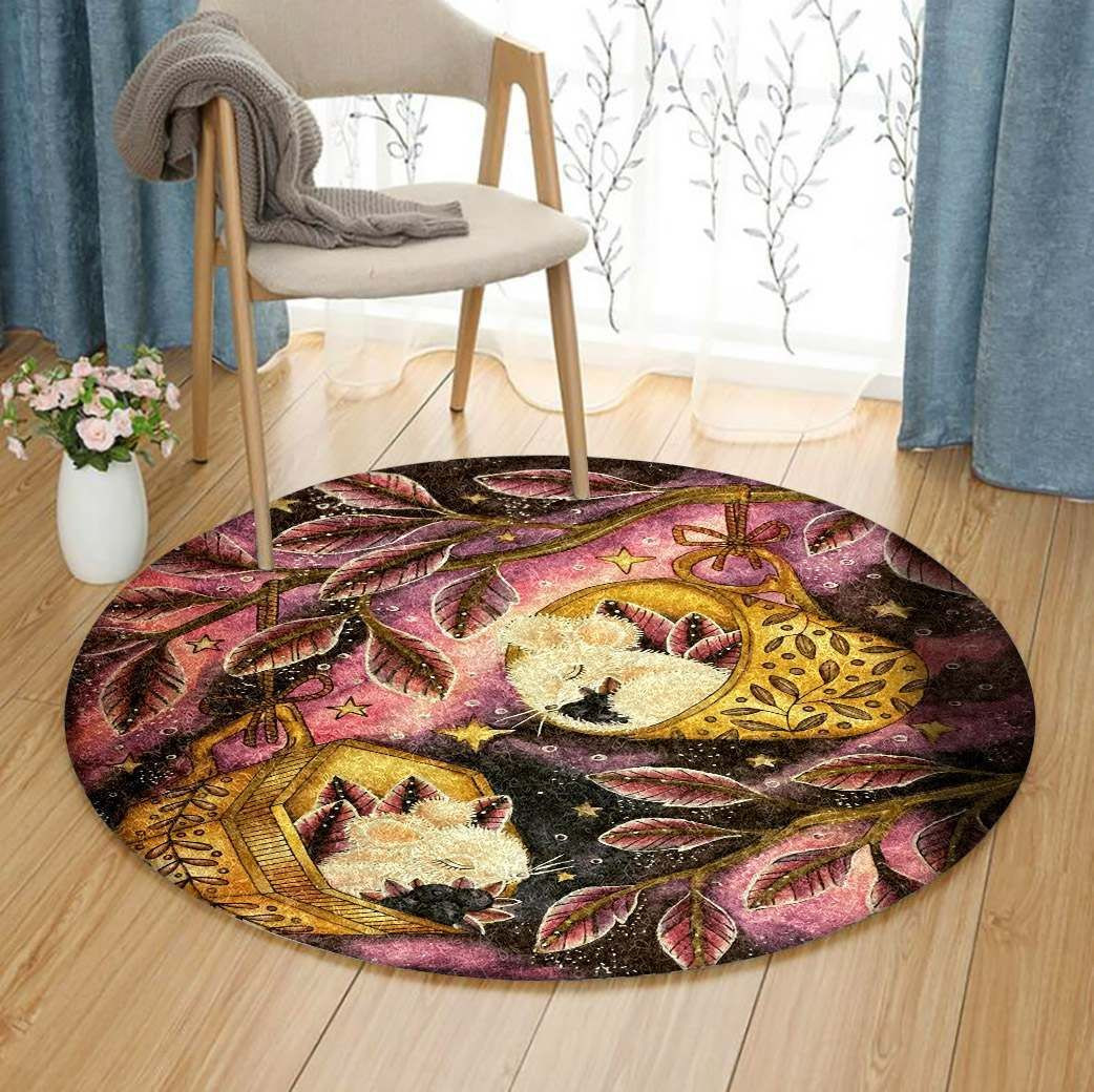 Mouse Round Rug Carpet Bedroom Livingroom Home Decor