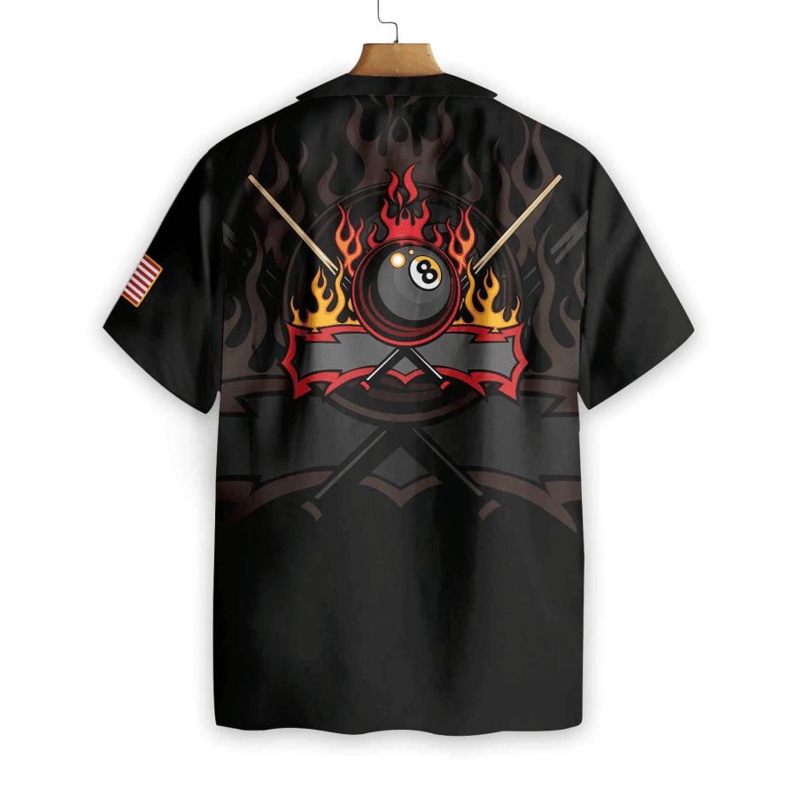 Mr Bones 8 Ball Billiards Hawaiian Shirt