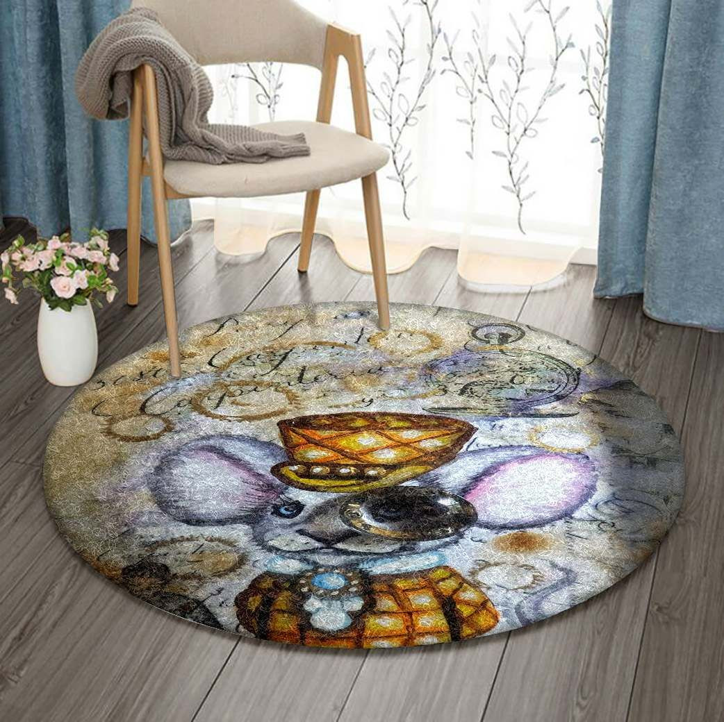 Mr Mouse Round Rug Carpet Bedroom Livingroom Home Decor