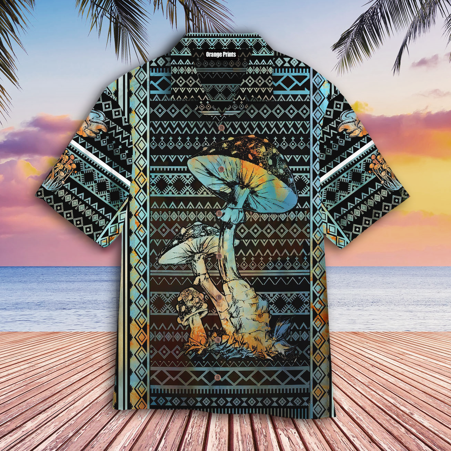 Mushroom Hawaiian Shirt