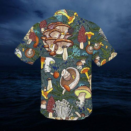 Mushroom Tropical Hawaiian Shirt - Image 3
