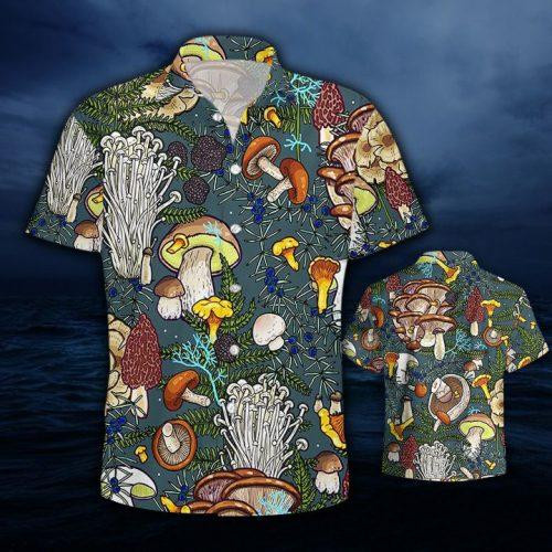 Mushroom Tropical Hawaiian Shirt