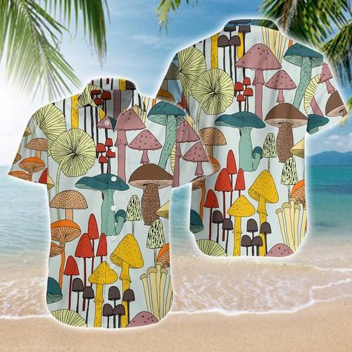 Mushroom Tropical Hawaiian Shirt