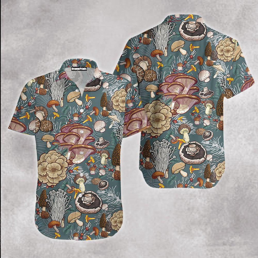 Mushrooms Tropical Hawaiian Shirt
