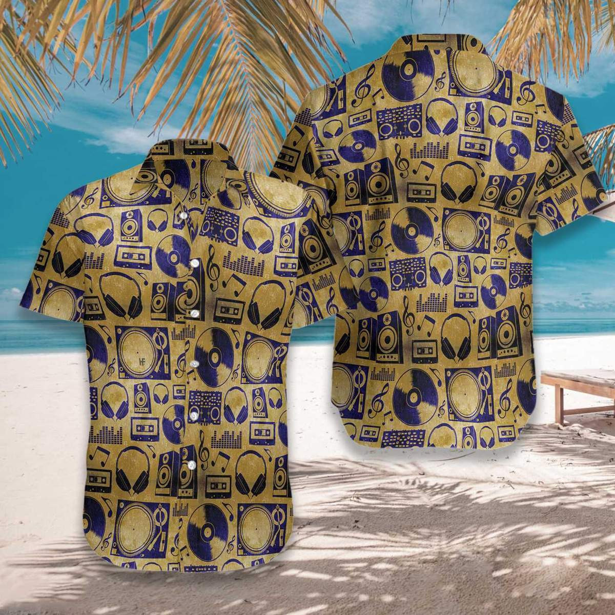 Music DJ Vintage Hawaiian Shirt
