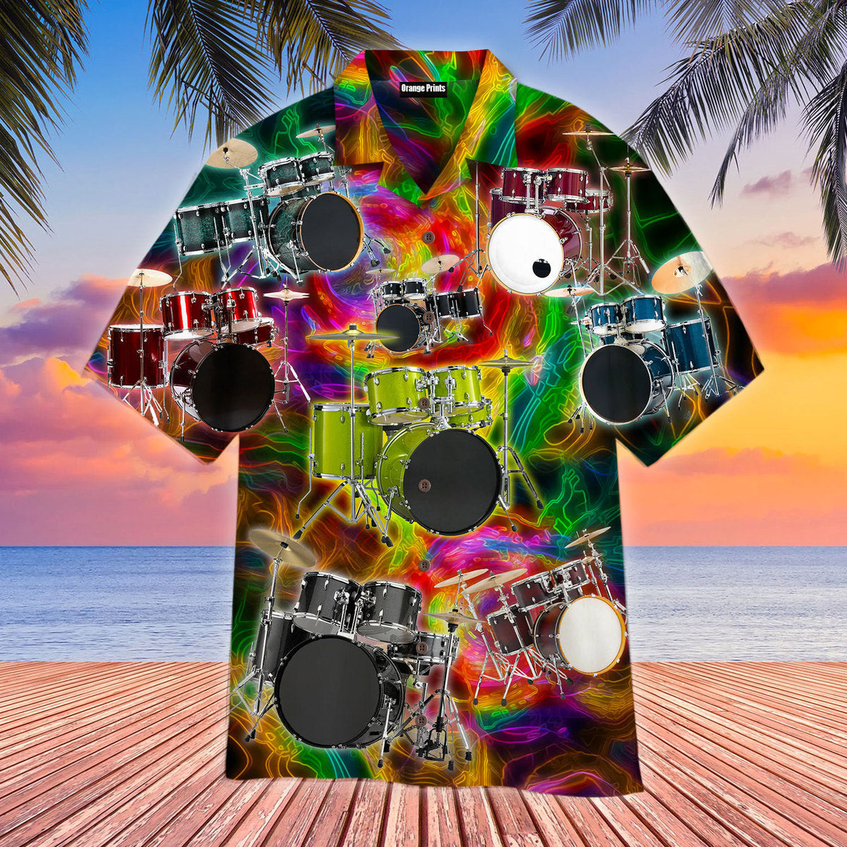 Music No Drums No Life Know Drums Know Life Hawaiian Shirt