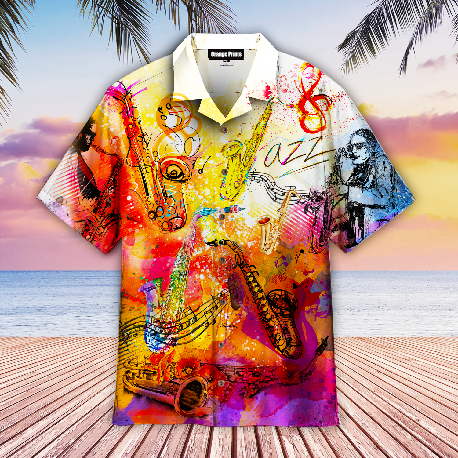 Music Saxophone Is My Second Language Hawaiian Shirt