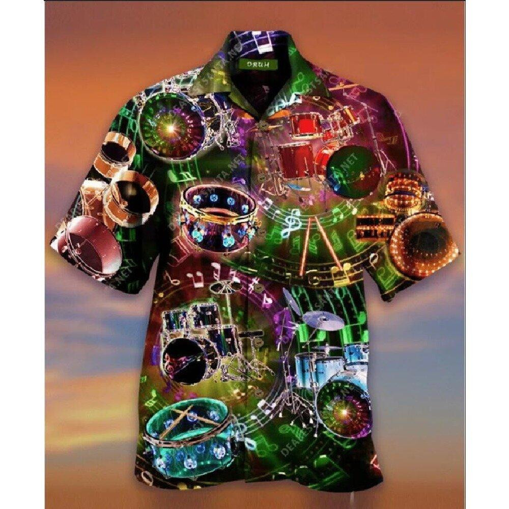 Musical Instrument Hawaiian Shirt