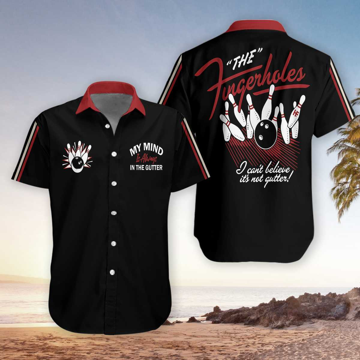 My Mind Is Always In The Gutter Bowling Hawaiian Shirt