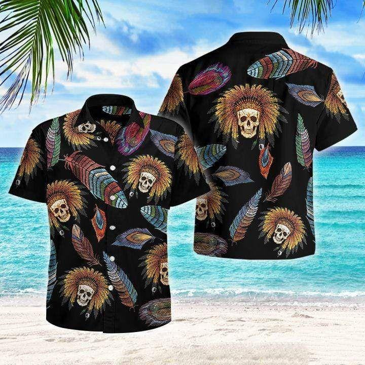 Naive Skull Hawaiian Shirt