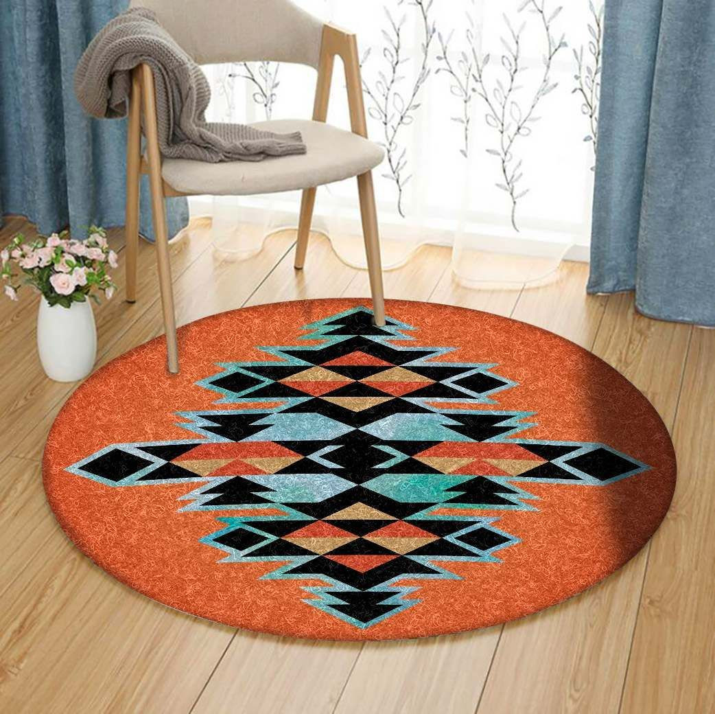 Native America Round Rug Carpet Bedroom Livingroom Home Decor