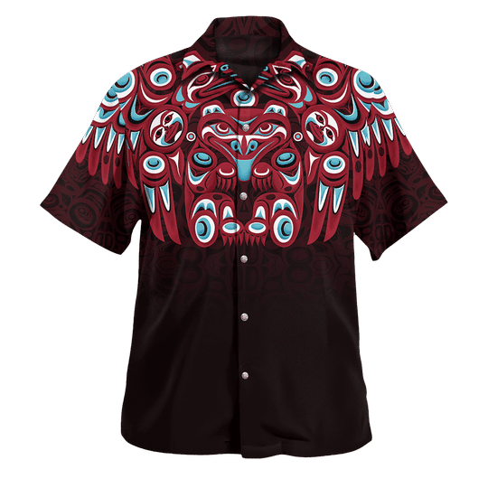Native American Bear Northwest Pacific Native American Hawaiian Shirt