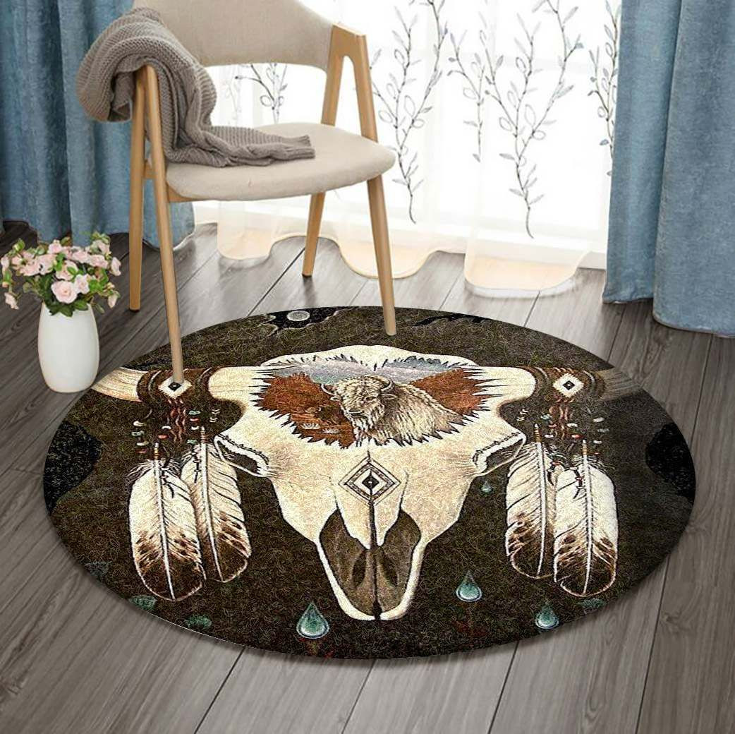 Native American Round Rug Carpet Bedroom Livingroom Home Decor