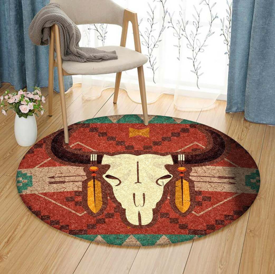 Native American Round Rug Carpet Bedroom Livingroom Home Decor