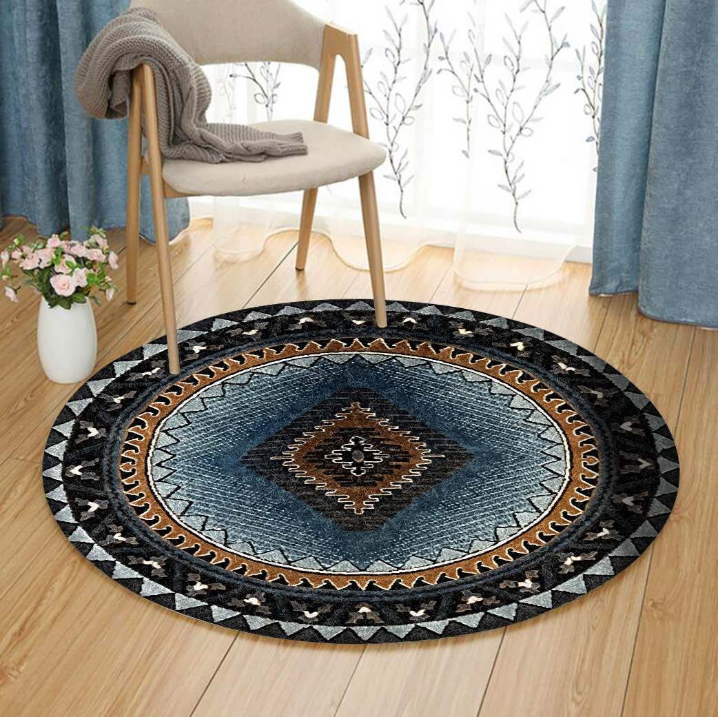 Native American Round Rug Carpet Bedroom Livingroom Home Decor