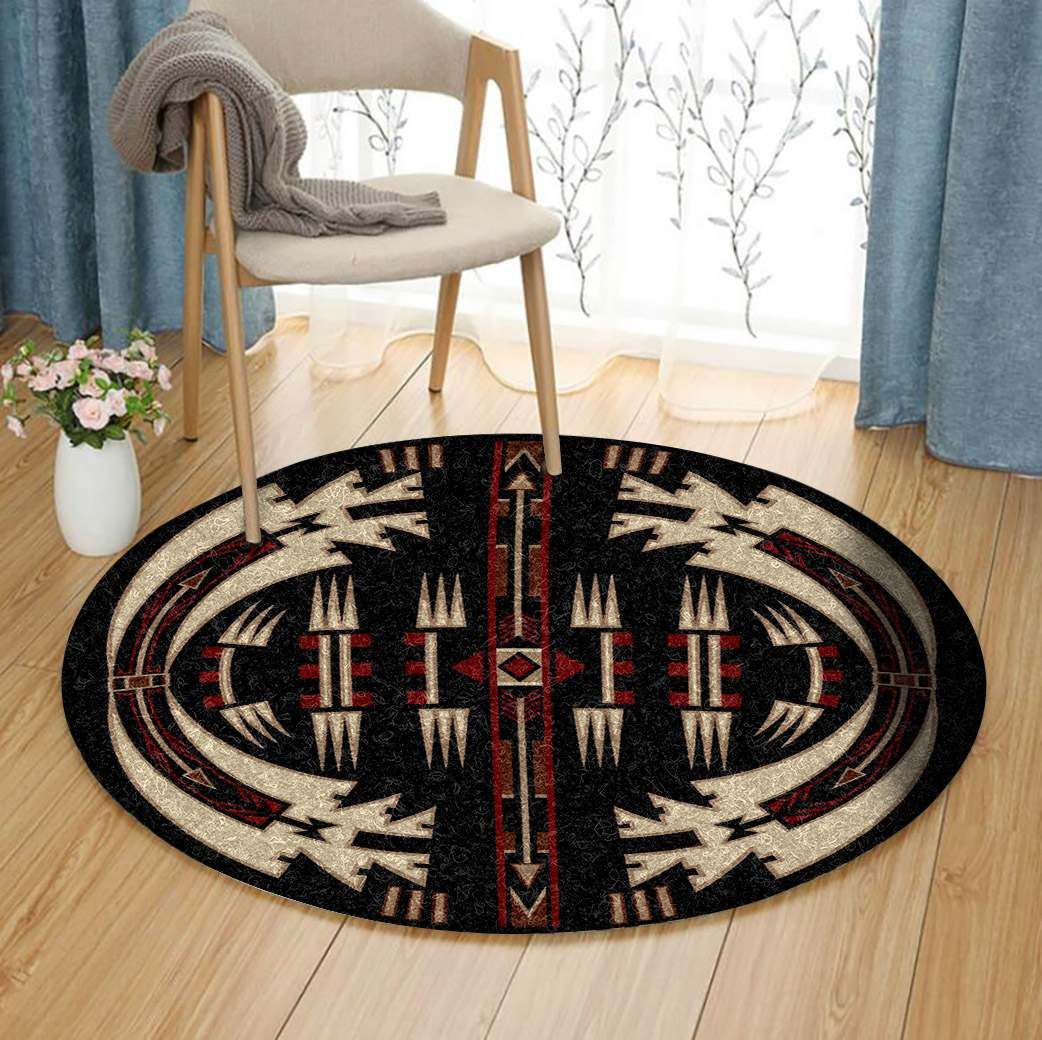 Native American Round Rug Carpet Bedroom Livingroom Home Decor