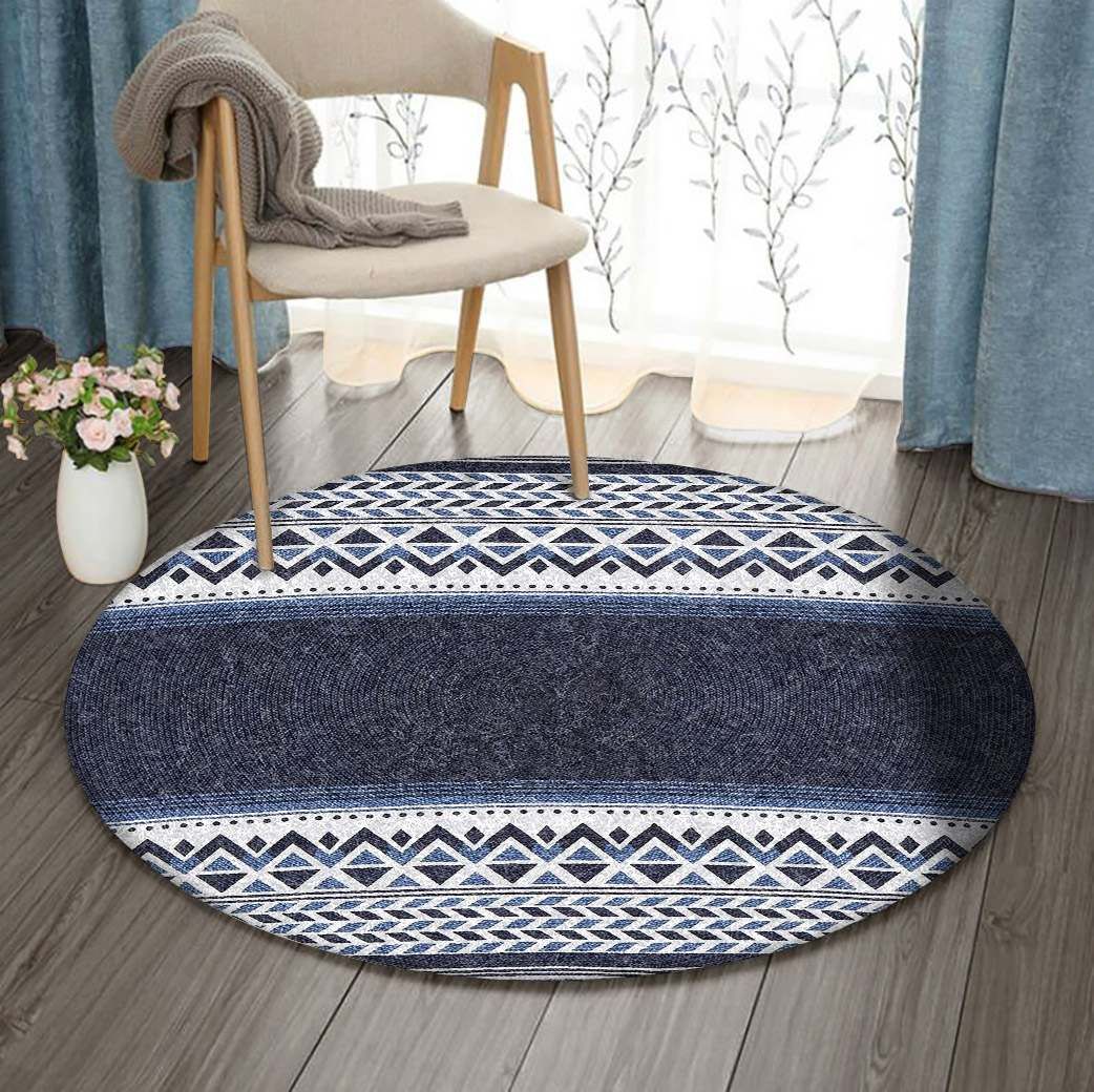 Native American Round Rug Carpet Bedroom Livingroom Home Decor