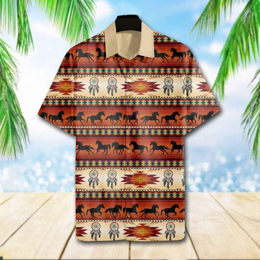 Native Horse Hawaiian Shirt