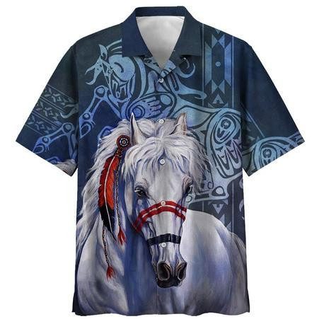 Native Horse Hawaiian Shirt