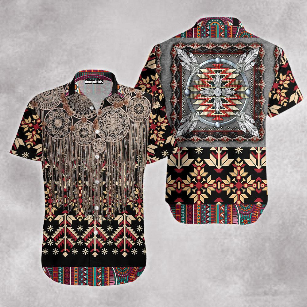 Native Pattern Hawaiian Shirt