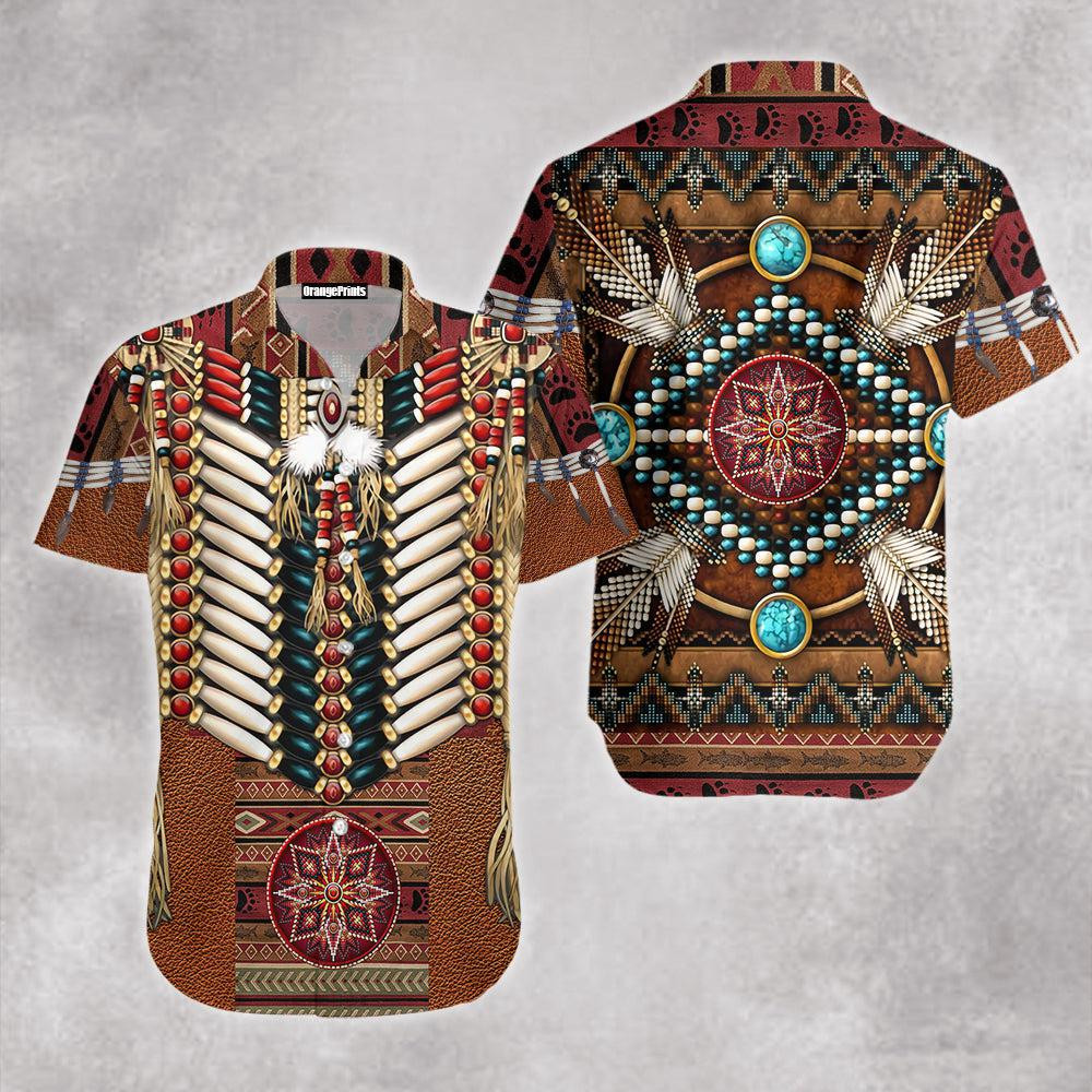 Native Pattern Hawaiian Shirt