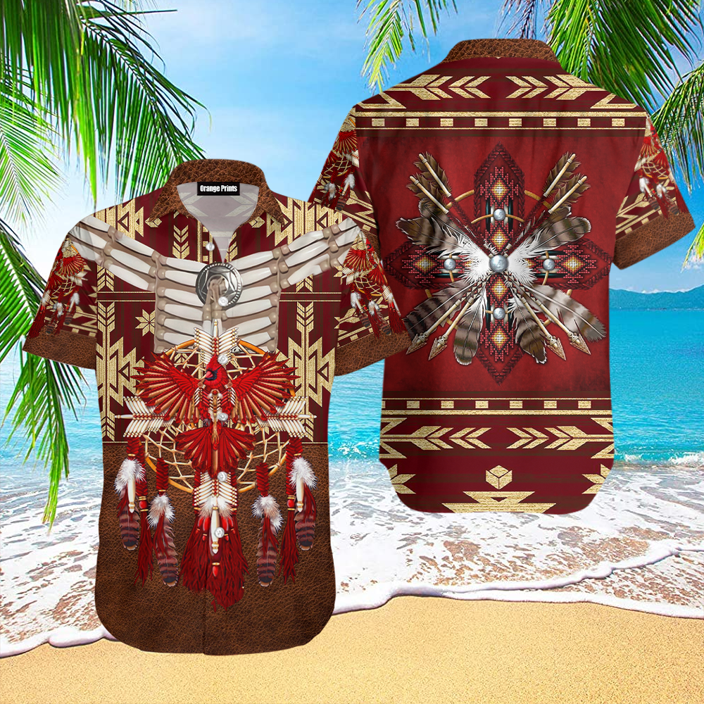 Native Pattern Hawaiian Shirt