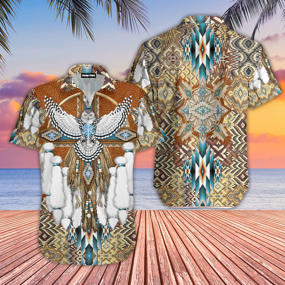 Native Pattern Hawaiian Shirt