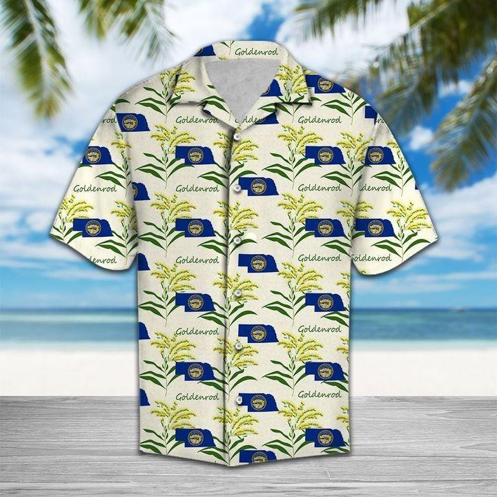 Nebraska Goldenrod Hawaiian Shirt