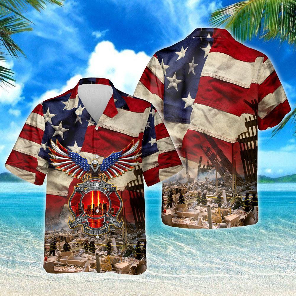 Never Forget 9/11 Hawaiian Shirt