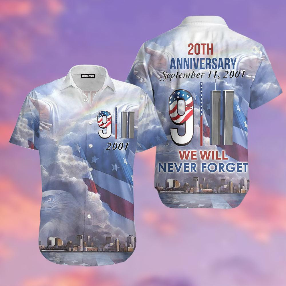 Never Forget 9/11 Hawaiian Shirt