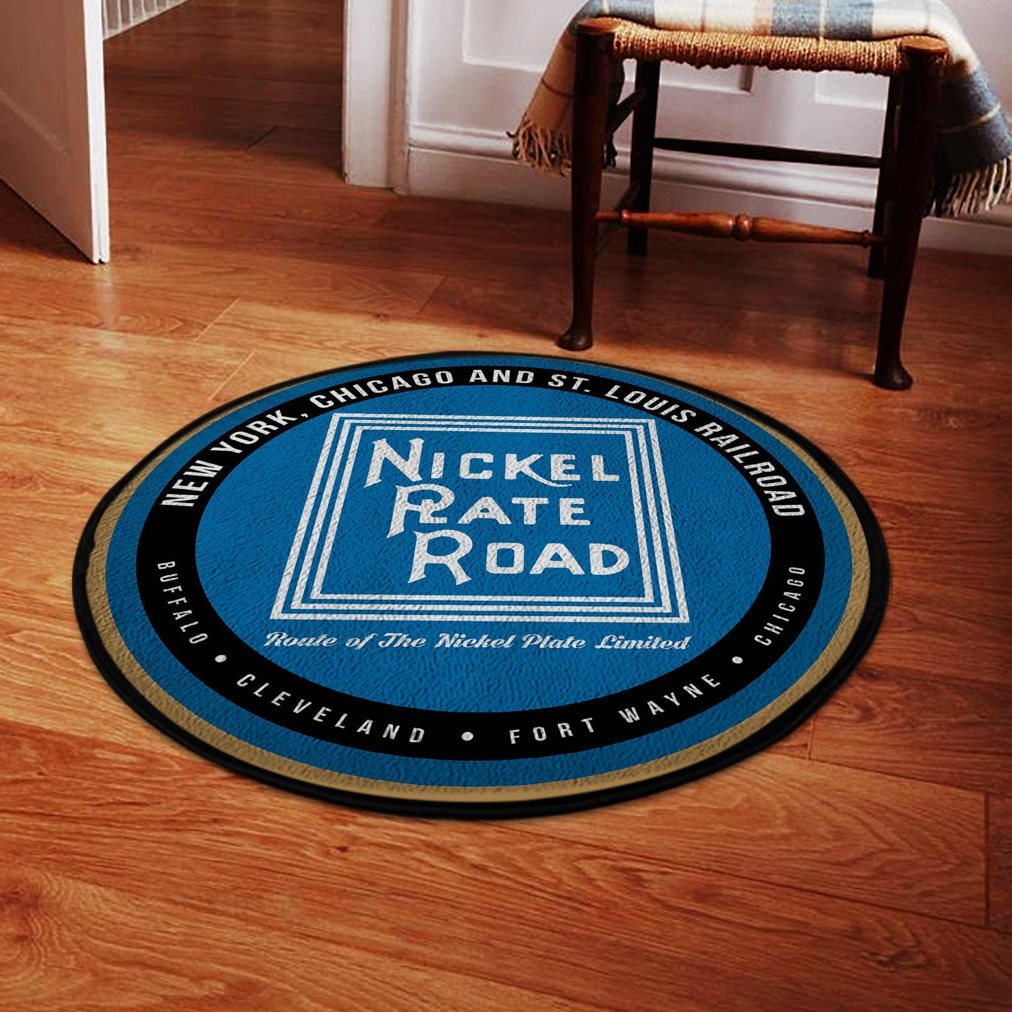 Nickel Round Rug Carpet Bedroom Livingroom Home Decor