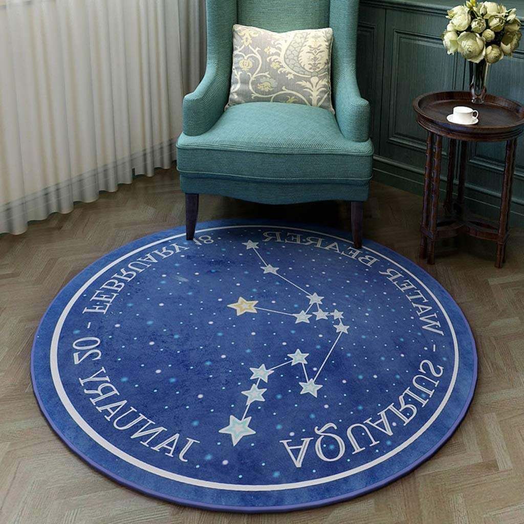 Nordic Staircase Round Rug Carpet Bedroom Livingroom Home Decor