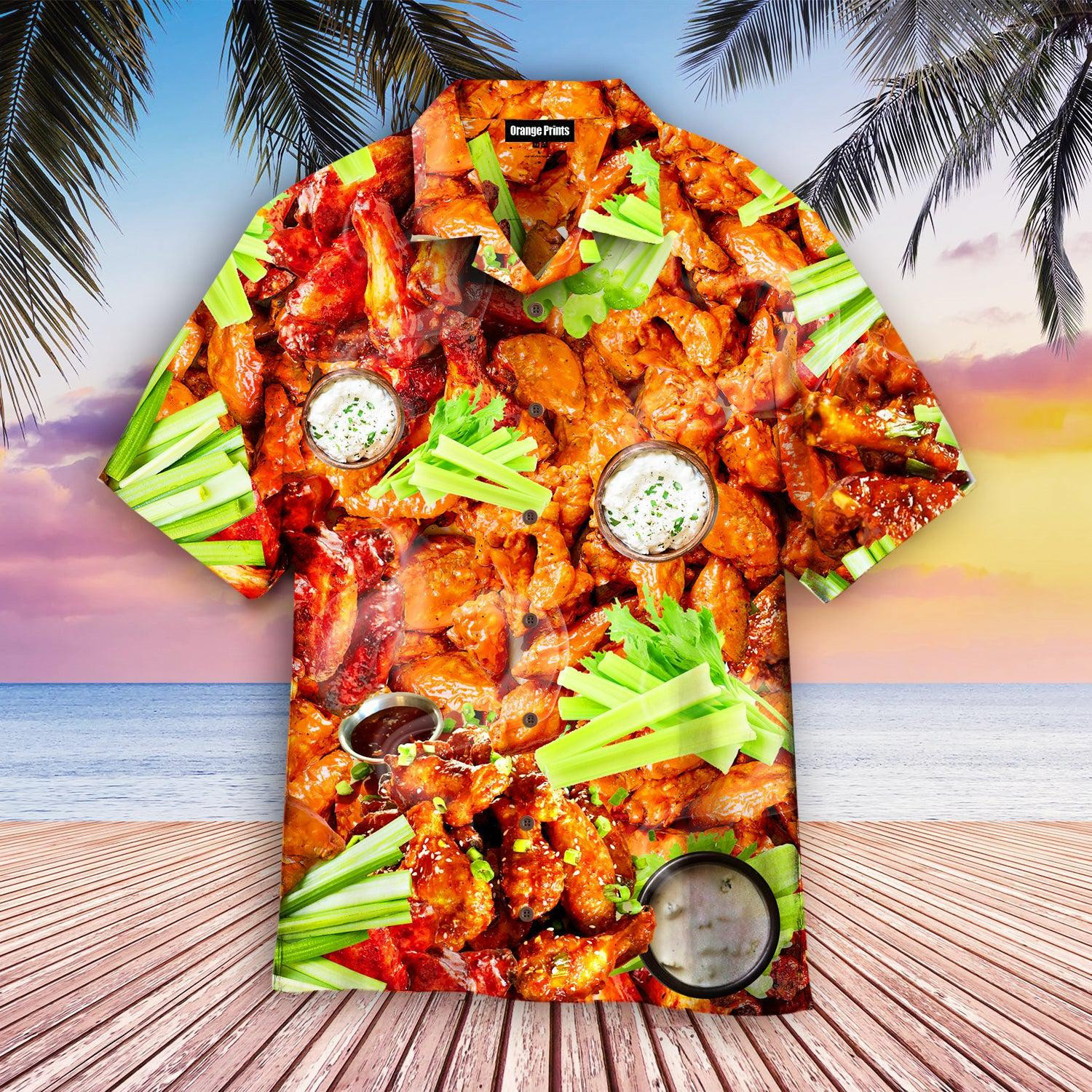 Nothing Chicken Wing Hawaiian Shirt