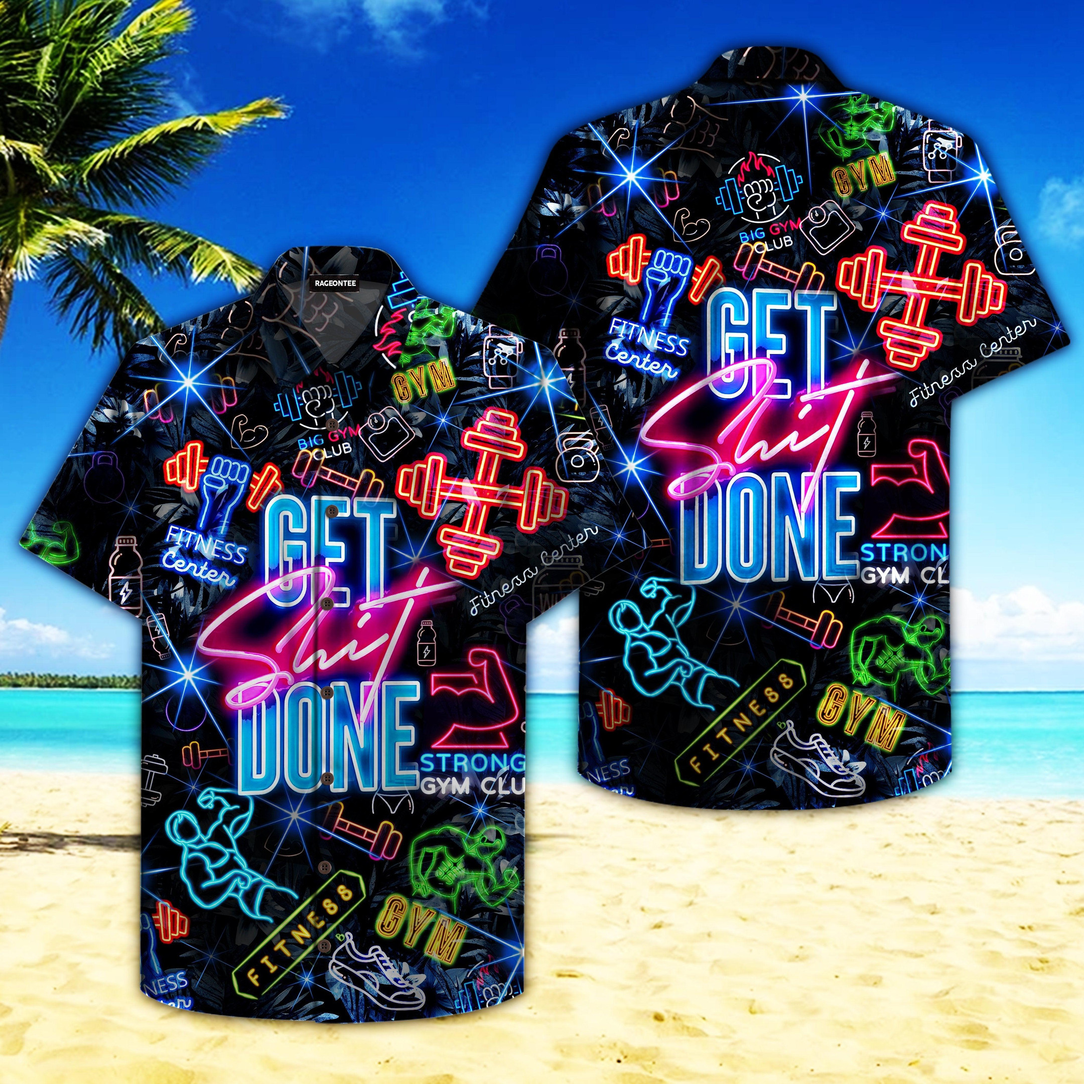 Nothing Will Work Unless You Do Fitness Gym Hawaiian Shirt