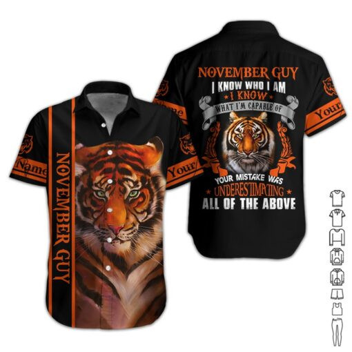 November Guy Personalized Hawaiian Shirt