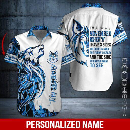 November Guy Personalized Hawaiian Shirt