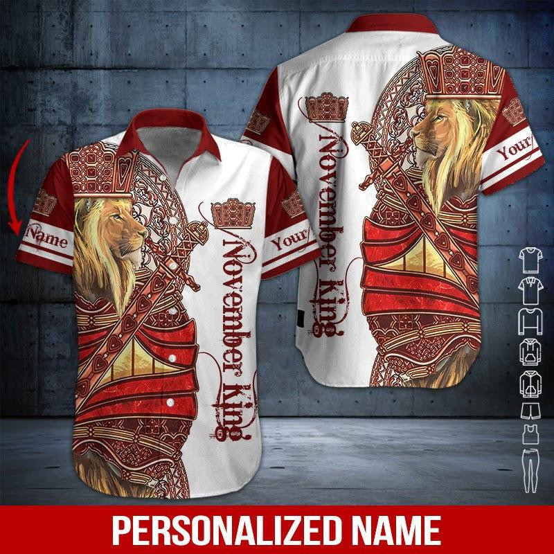 November Guy Personalized Hawaiian Shirt