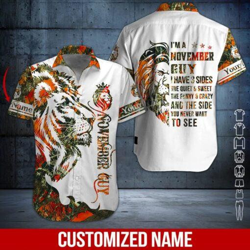 November Guy Personalized Hawaiian Shirt
