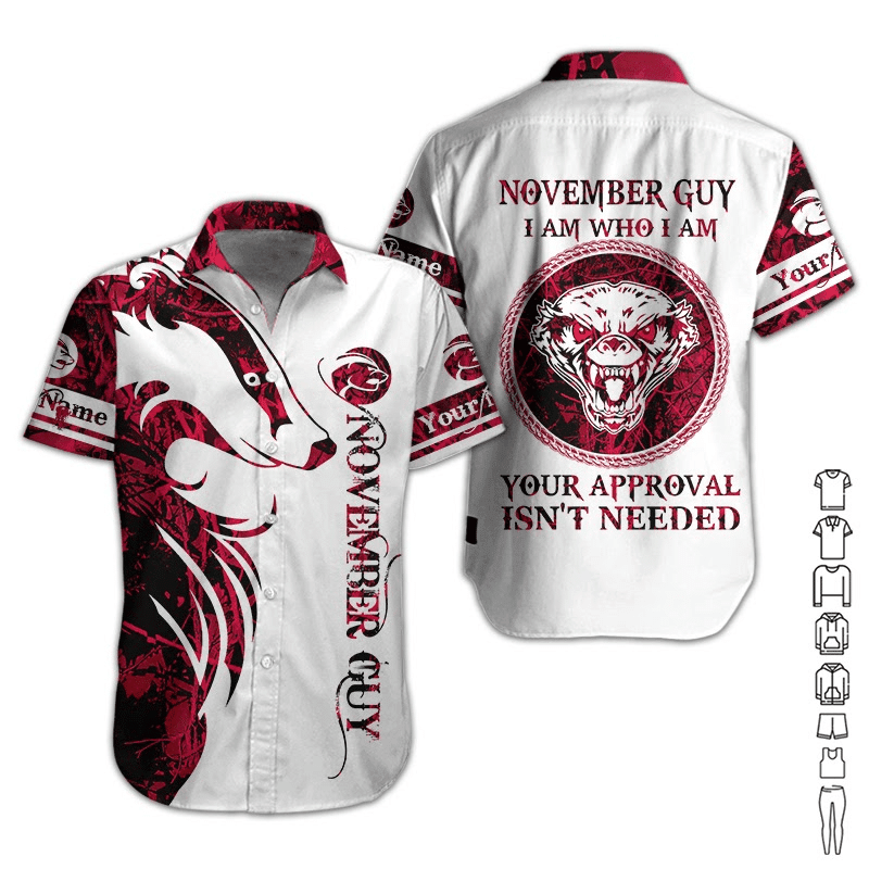 November Guy Personalized Hawaiian Shirt