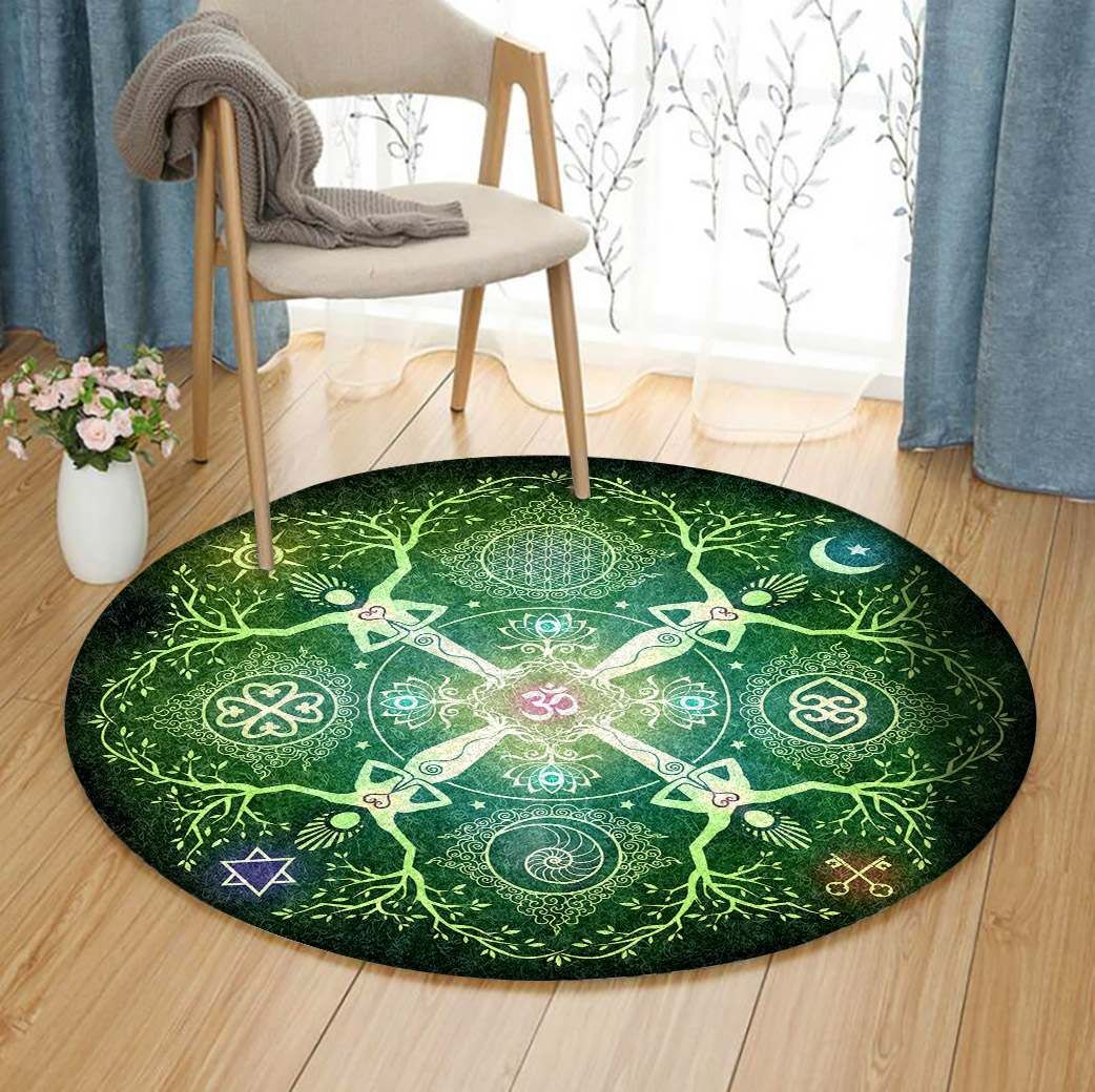 Numinosity Mandala Round Rug Carpet Bedroom Livingroom Home Decor