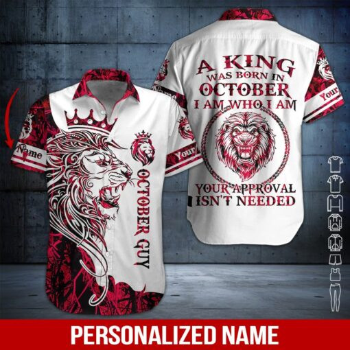 October Guy Personalized Hawaiian Shirt