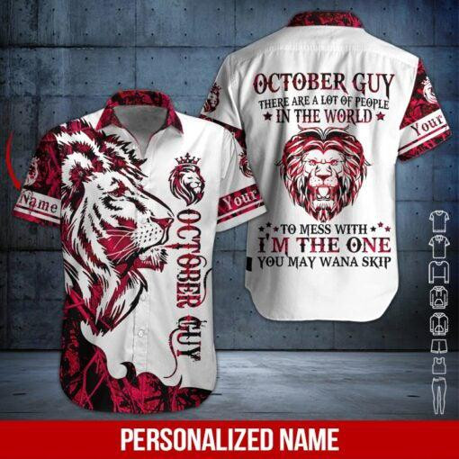 October Guy Personalized Hawaiian Shirt