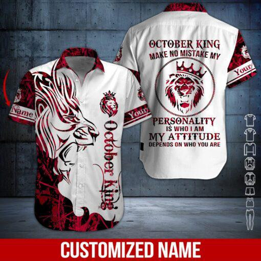 October Guy Personalized Hawaiian Shirt