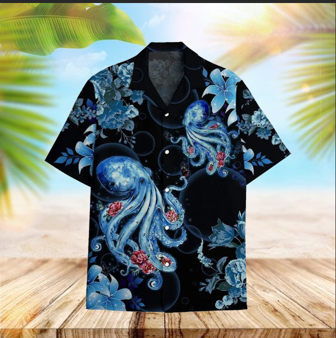 Octopus Flower Hawaiian Shirt